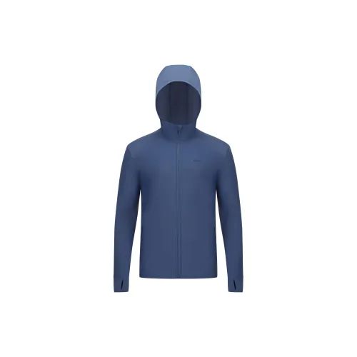 DECATHLON Серый Сланцевый синий Мужская одежда для защиты от солнца