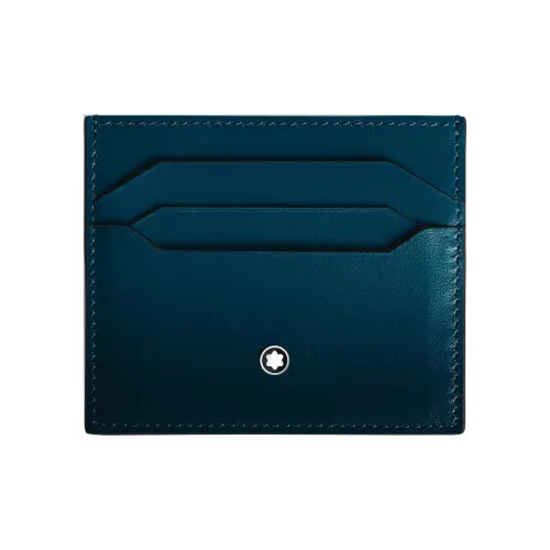 MONTBLANC Meisterstuck Full Коровья кожа крупнозернистая Держатель для карт Женские Кипр Синий