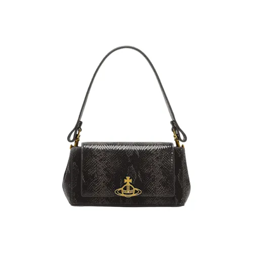 Vivienne Westwood Hazel Кожа Одно Плечо Сумка Средний Женский Черный