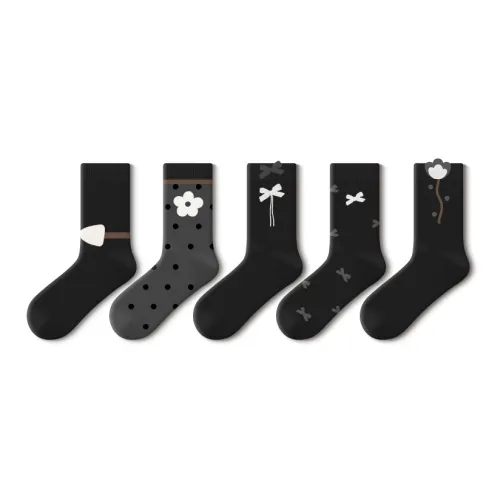 PRIMEET Носки Crew Женские упаковка из 5 пар