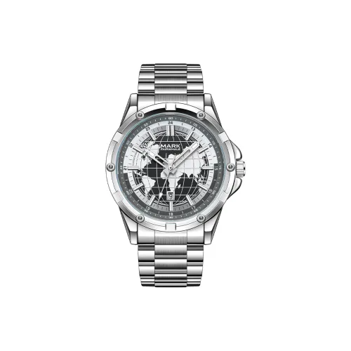 FAIRWHALE Кварцевый механизм ремешок из нержавеющей стали черный циферблат мужские часы