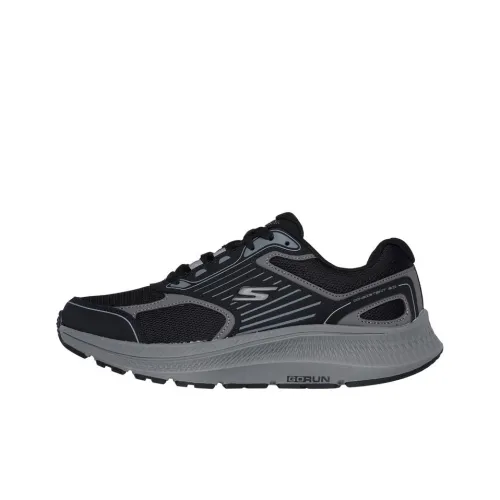 Skechers Go Run Consistent 2,0 Low Топ Тренировочные Беговые Кроссовки Мужские Черные Серые