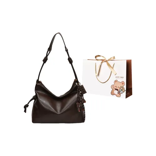 ERANGBEAR ПУ (полиуретан) Сумка через плечо Женская Кофейная Черная Темно-хаки Коричневая