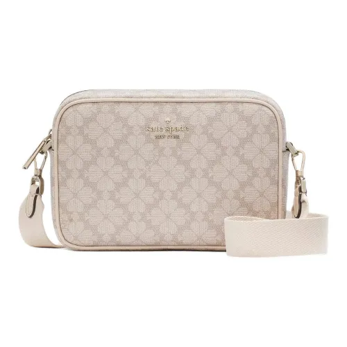 Kate Spade PVC Camera Сумка Сумка через плечо Мини Женская Темно-бежевый Многоцветный