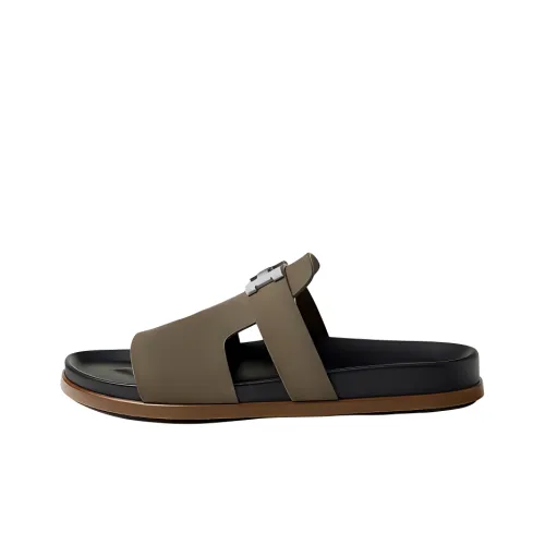 HERMES Слипоны Мужской Зеленый