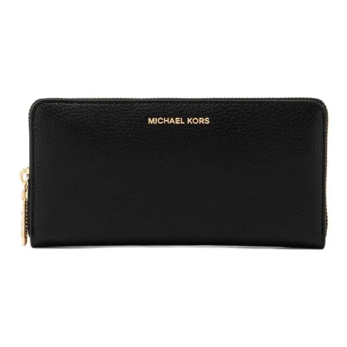 MICHAEL KORS Кошелек из коровьей кожи большой женский черный