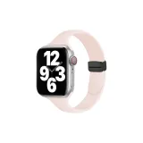 Маленький круглый кулон, силиконовый, складной, магнитный, розовый