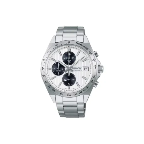 SEIKO SELECTION SBTR039 S Collection Кварцевый механизм Нержавеющая сталь Ремешок Часы Мужские Серебристый циферблат