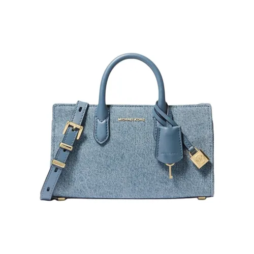 MICHAEL KORS Хлопок Тоут Сумка Сумка для покупок Сумка Сумка через плечо Сумка через плечо Экстра Маленькая Женская Винтажная Синяя