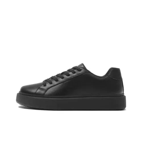 ZARA Скейтборд Кроссовки Низкие Черные Мужские