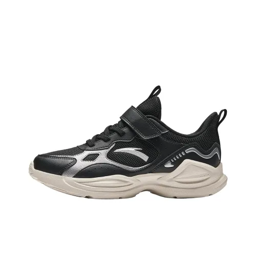 Antakids Детские беговые кроссовки Low Top Черный/Серебряный Унисекс