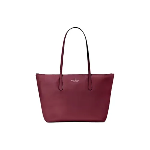 Kate Spade Переработанный нейлон Тоут Сумка Сумка для покупок Сумка Сумка через плечо Средний Женская Ежевика
