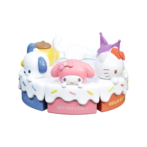 Wolf Bowang x Sanrio Kuromi Hello Kitty Slice Cake Collection Настольный Мультяшный Креативный Мерч по IP