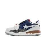 Белый, темно-синий