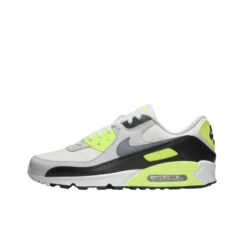 Nike Air Max 90 Low Топ Повседневная обувь Унисекс Белый Серый