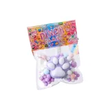 Плюшевая кошачья лапка [фиолетовый/белый] *1