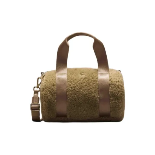 lululemon Плюшевая сумка через плечо мини-сумка для женщин цвет Hazelnuts коричневый