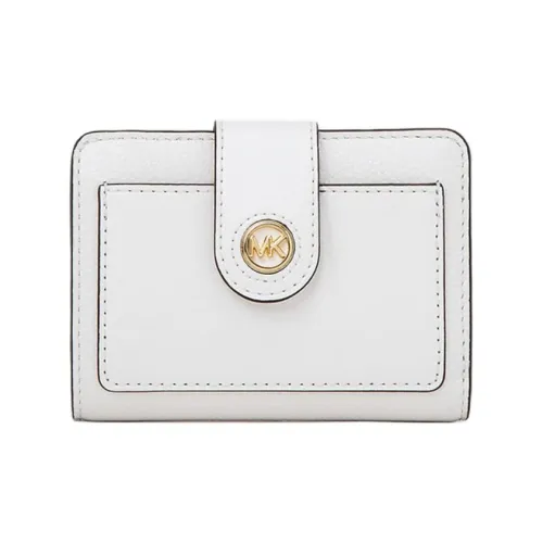 MICHAEL KORS Кожа Кошелек Маленький Женский Ярко-белый