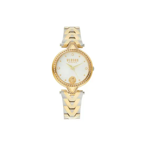 VERSUS Women's Watch Кварцевый механизм ремешок из нержавеющей стали 34 мм серебристый циферблат