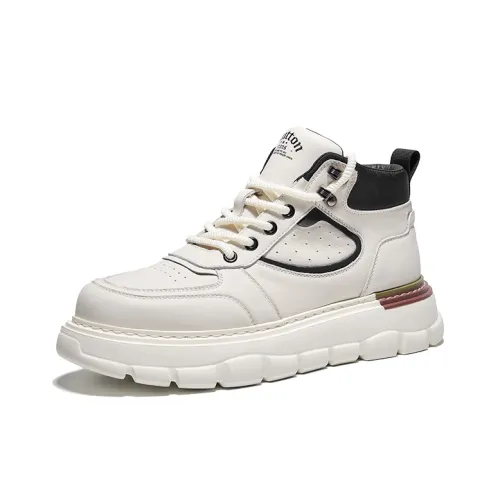 Hautton Jeans High Топ Скейтборд Кроссовки Мужские Белые