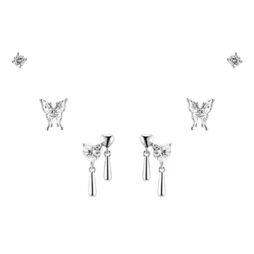 MUYAN Сплав Жидкость Серьги с бабочкой Набор Женские