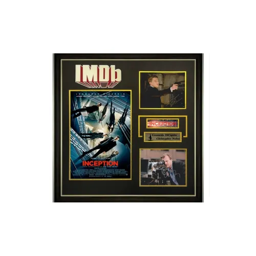 Three For IMDb Inception CHRISTOPHER Nolan Леонардо ДиКаприо Ручная подпись Фото Включает SA Сертификат В рамке