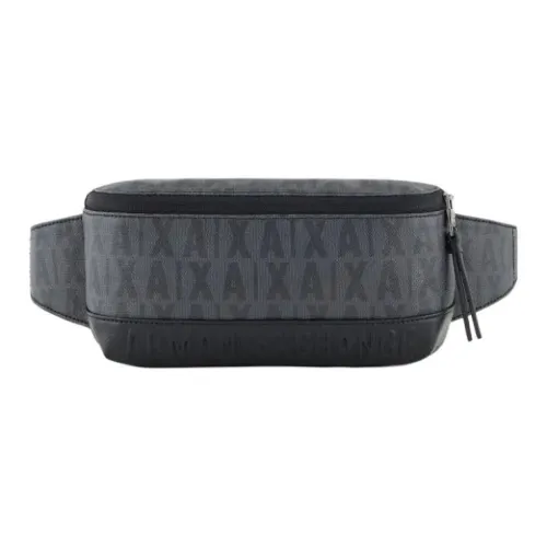 ARMANI EXCHANGEAE Хлопок Одно плечо Через плечо Бананка Мужской Тауповый Черный