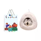 Серый арахисовый пингвин + гнездо + высококачественная сумка для покупок