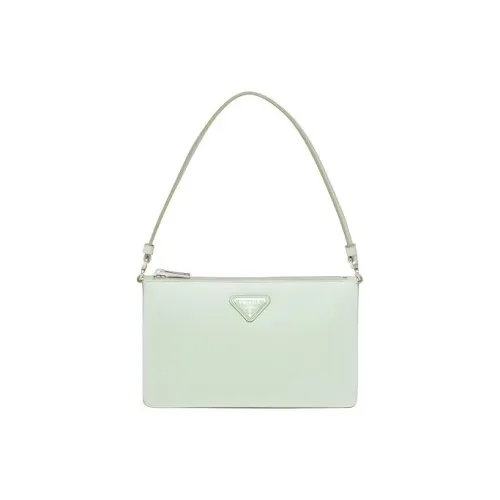 PRADA Кожа Сумка Мини Женская Мятно-Зеленая