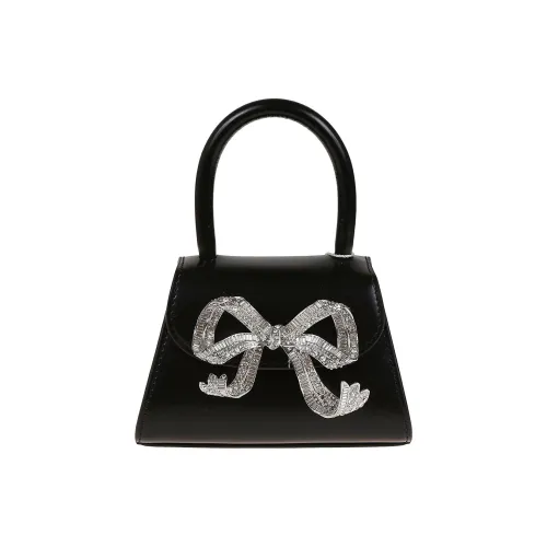 Self Portrait Телячья кожа Сумка через плечо Сумка Micro Женская Черная