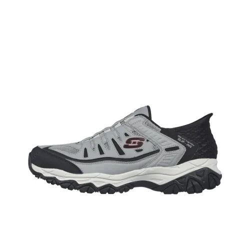 Skechers After Burn Низкий Топ Уличная Обувь Мужская Серый Черный