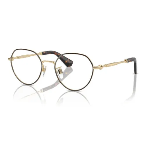 Burberry Металл Кошачий глаз Оправы для очков Мужской Золотой