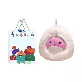 Фиолетовый, Улыбка, Кит + Высококачественная, Сумка для покупок