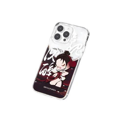 POP MART Коллаборация Edición Коллекция SKULLPANDA OF Чернила Сливовый Цветок В Внутреннем дворе Trend-ориентированные Продукты