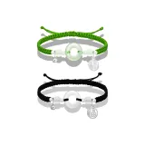 Благоприятный нефритовый браслет [Черный + Зеленый]