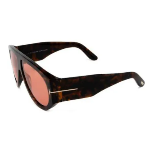 TOM FORD Ацетат Aviator Солнцезащитные очки Мужские Черепаховый