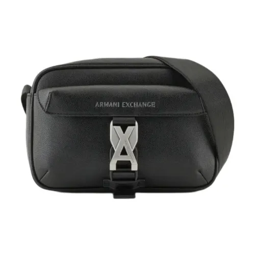 ARMANI EXCHANGEAE Полиуретан Сумка через плечо Мужская Черная