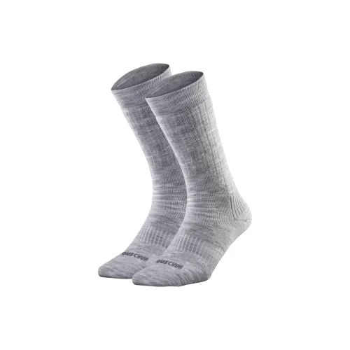 DECATHLON SH100 Носки Crew Мужские 2 упаковки серебристо-серый