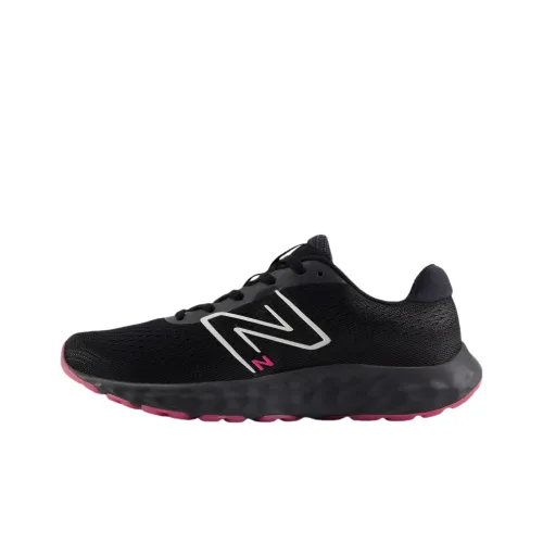 New Balance NB 520 V8 Low Топ Повседневные Беговые Кроссовки Женские Черные Розовые