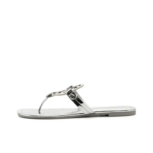 Tory Burch Miller Шлепанцы Серебряный Женские