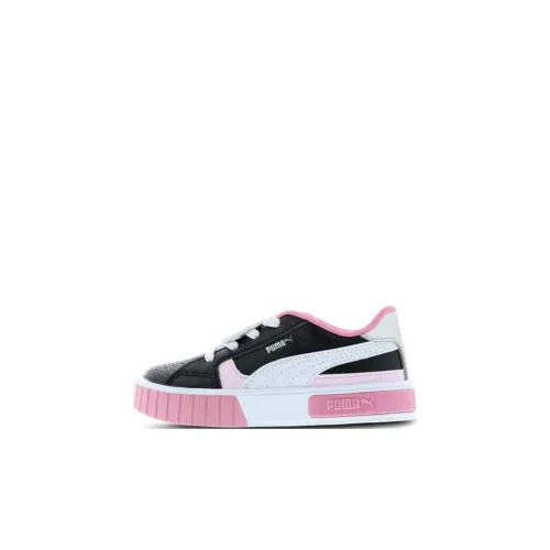 PUMA Cali Star Low Топ Обувь для малышей Черный белый розовый Infant And Toddler