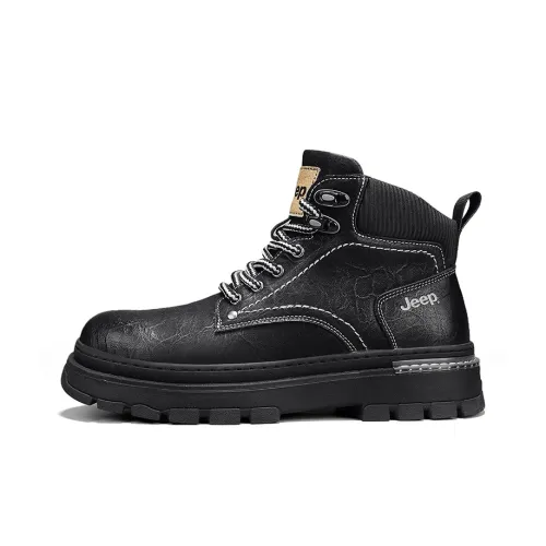 JEEP Короткий Мартин Boot Мужской Черный