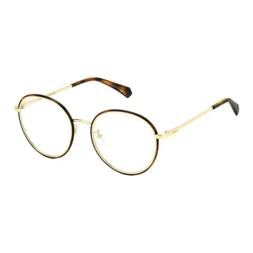 Polaroid Металл Круглые Оправы для очков Женские Золото