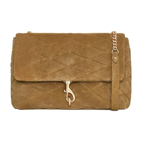 REBECCA MINKOFF Замша Кожа Сумка на плечо Женская Мед