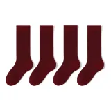 4 шт (4 бордовый)