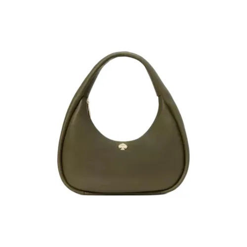 Kate Spade Сумка из крупнозернистой текстуры кожа через плечо большая женская морской зеленый