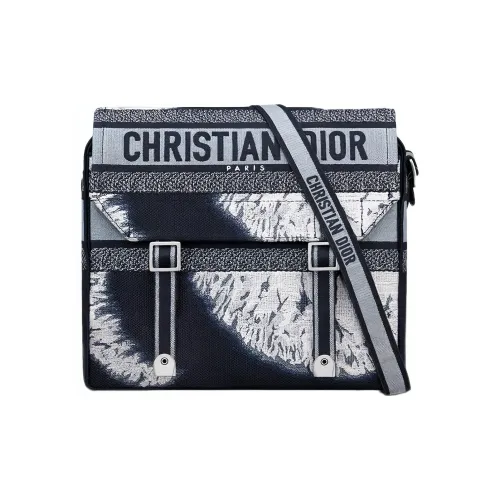 DIOR DiorCamp Холст Курьер Сумка Холст Сумка Сумка через плечо Женская Синяя