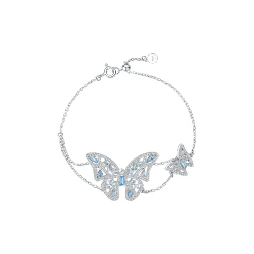 BABYBEI Браслеты из стерлингового серебра 925 пробы для женщин