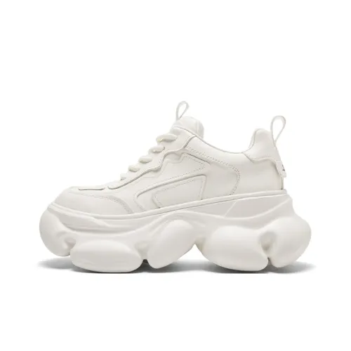 CHERYKALLY Противоскользящие Устойчивые к износу Увеличивающее высоту покрытие Низкий топ Толстая подошва Женские