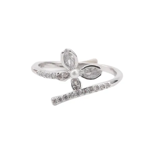 Кольца Vegetarian из циркония и меди унисекс